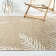 thumbnail image 6 of Ox Bay Carmindy Tropical Palms Indoor/Outdoor Area Rug, Beige/Ivory, 6'6" x 9', 6 of 8