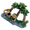 thumbnail image 3 of Árbol de coco artificial de resina para decoración de peceras, adorno para acuario., 3 of 5