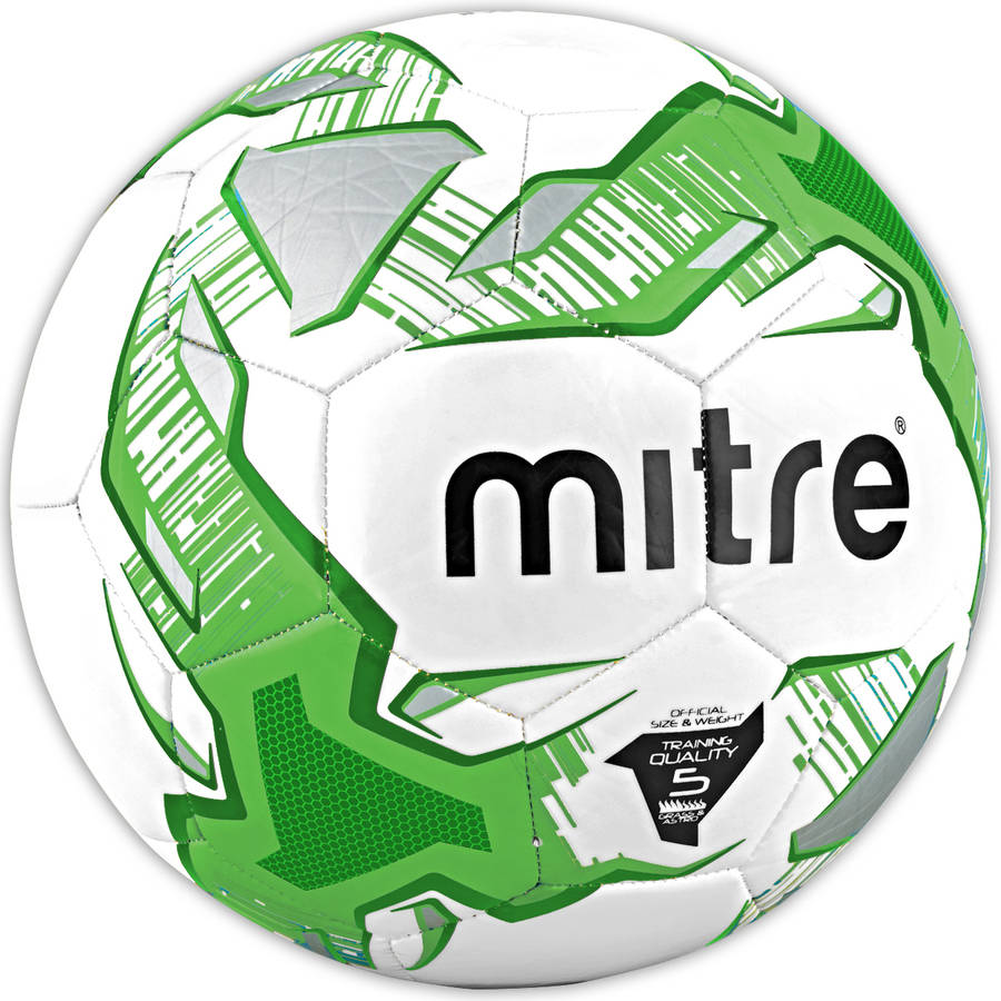 Mitre Impel White/Green/Black Soccer Ball