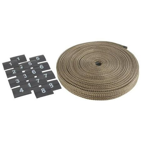 25 ft. Protect-A-Wire 8 Cylinder Titanium Sleeving with Wire