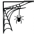 thumbnail image 3 of Door Frame Corner Decor Bird Decor Wall Sticker Door Corner Halloween Corner Spider Web Decor Sign Door Trim for Home B, 3 of 10
