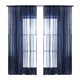 thumbnail image 2 of Cortinas Modernas en Azul Marino con Detalles Plateados, Tamaño 140x260 cm, Paquete de 2 Piezas, 2 of 7
