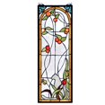 thumbnail image 1 of Vitrail Chat & Tulipes 9 Pouces"L X 25 Pouces"H, 1 of 1