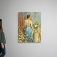 thumbnail image 2 of Great Big Canvas "Thoughtful"  by Steve Henderson Gray Blue Brown figurative  Wrapped Canvas Print Wall Artwork, 2 of 7