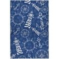 thumbnail image 2 of Addison Rugs Dream Shag Premium Machine Washable Transitional Nautical Navy Rectangle Rug, 8' x 10', 2 of 8