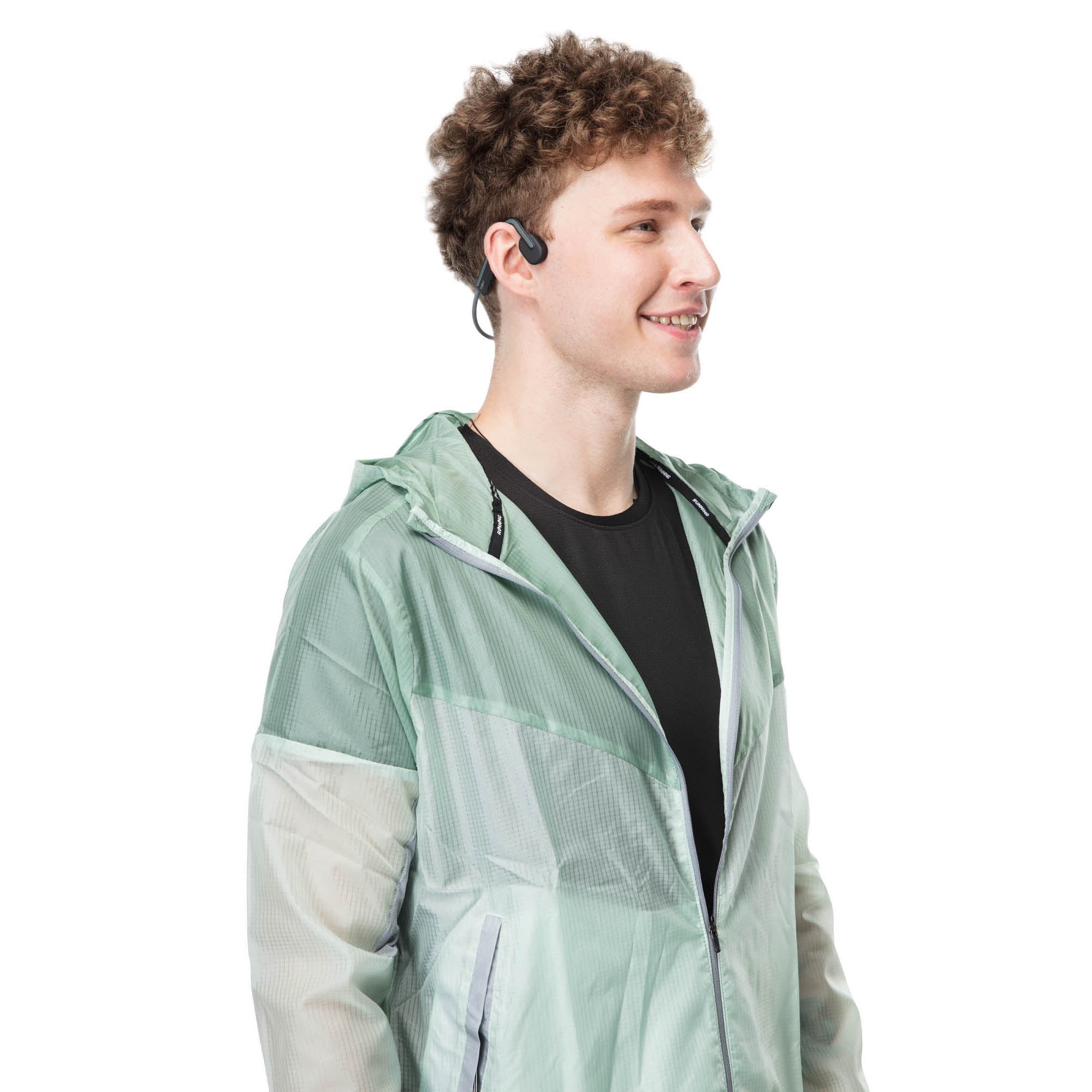 Shokz OpenMove - Open-Ear Design - Bluetooth Headphones for Sports - Grey