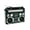 Black, variant on Dolphin SP-411BT Retro Bluetooth Radio with AM/FM/SW, Rechargeable Battery, USB, SD, AUX, Telescoping Antenna, Leather Handle–Speaker with Vintage Design, Black