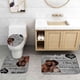 thumbnail image 5 of Juego de 4 cortinas de ducha afroamericanas, diseño de rey y reina negros, pareja negra, hombre negro, mujer negra, niña negra, decoración de baño, cortina de ducha de tela gris impermeable,, 5 of 7