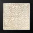 thumbnail image 2 of Grey, Jace 15x15 Black Modern Framed Museum Art Print Titled - Cream Fence 2, 2 of 5