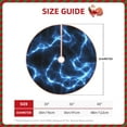 thumbnail image 2 of Sikiie Blue Lightning Nativity Christmas Tree Skirt, Jesus Christian Winter Holiday Tree Mat Decoration(30-48IN)36", 2 of 6