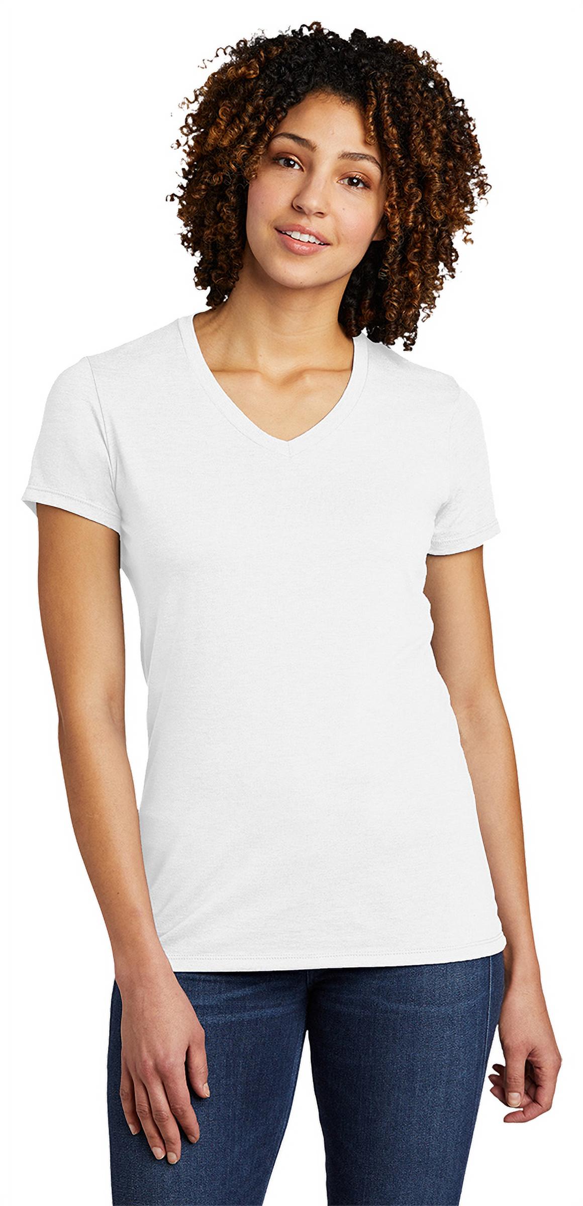 tri blend v neck tee