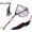 RED, variant on NOMILIFE Foldable Telescopic Rubber Coated Mesh Triangle Fish-Friendly Landing Net