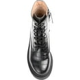 thumbnail image 2 of Journee Collection Womens Chandlerr Faux Leather Combat & Lace-up Boots, 2 of 3