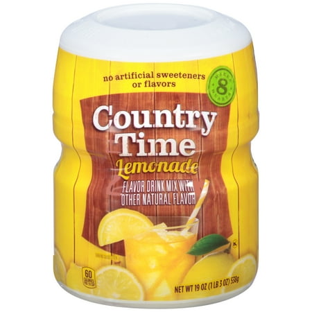 Country Time Lemonade Drink Mix, 19 OZ (538g)
