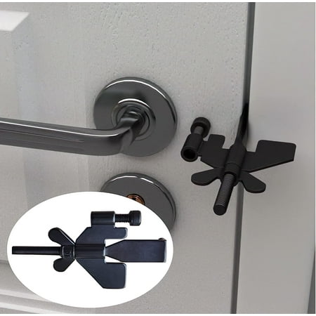 

Portable Door Lock Heavy Duty Adjustable Lock for Home Dorm Hotel and Airbnb Additional Security and Safety Secure Your Room and Home Doors Against High Impact or Pressure