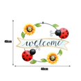 thumbnail image 2 of Bienvenida De Hierro, Corona De Metal, Colgante De Girasol, Tablero De Bienvenida, Adorno De Pared Para Bar, Cafetería, Tienda, Decoración De Puerta sonducket HA041280-01, 2 of 6