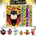 thumbnail image 3 of GuassLee 42 Sheets Halloween Party Game Stickers for Kids - Halloween Make a Face Stickers with Jack-o'-Lantern Vampire Demon Witch Mummy Minotaur for Halloween Party Favors, 3 of 7