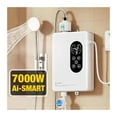 thumbnail image 2 of 5500/7000W Instant Water Heater Smart Electric Shower Tankless Instant Water Heater Thermostat For Bathroom Kitchen ,Energy Saving, 2 of 5