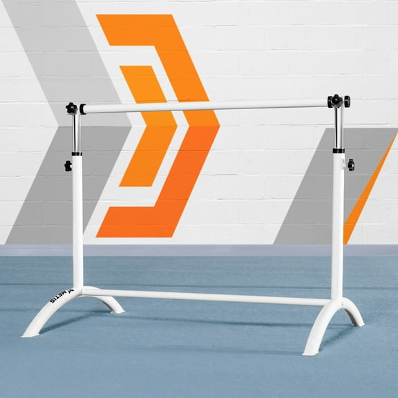 METIS Adjustable Ballet Barre – Portable Freestanding Dance Bar for Home Workouts, Ballet & Barre Training – Durable Powder-Coated Steel Stretch Bar with Adjustable Height – Perfect for Adults & Kids