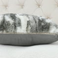 thumbnail image 7 of Home Soft Things Jacquard Faux Fur 2 Piece Throw Pillow Cover Set - Grey - 20" x 20", 7 of 7