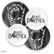 Corelle Black Panther Plates Set, 4-pack