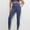Dark Blue Yoga Long Pants, variant on Trendy Girls Athletic Active Slim Fit Stretch Yoga Long Pants Olyvenn Fashion Women Comfortable Casual Color Block Tight Fitting High Waist Lifting Buttocks Yoga Full Length Pants Blue 4