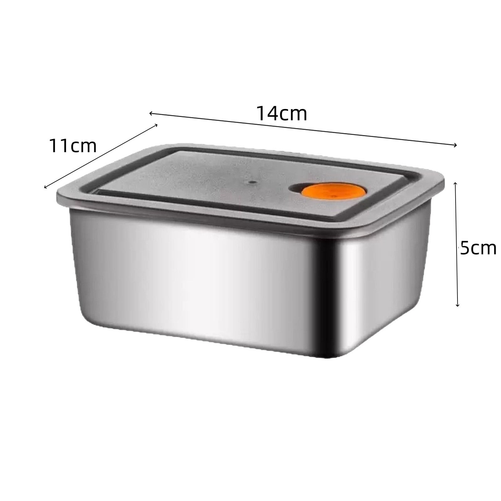 Stainless Steel Food Storage Containers Set for Kitchen with Airtight Lids - Durable Leakproof Meal Prep Solution for Refrigerator Microwave Safe 10-Piece