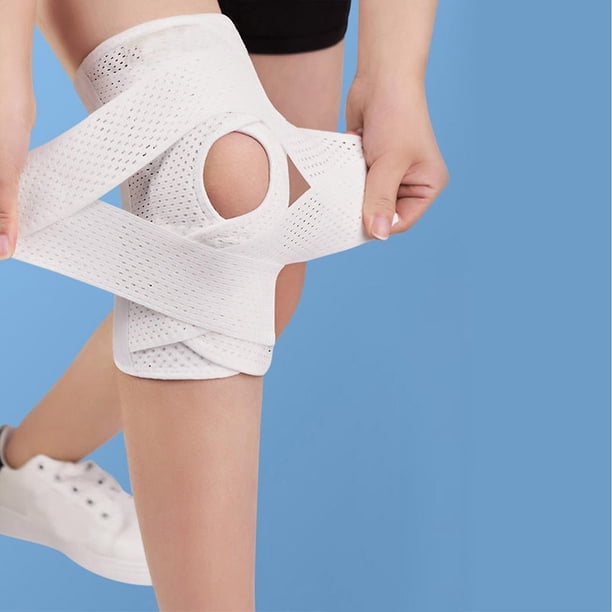 Rodillera, rodillera con estabilizadores laterales para desgarro de menisco, dolor de rodilla, rótula, rodillera para Acl Mcl, artritis, recuperación de lesiones, ajuste transpirable