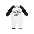 thumbnail image 4 of Qiylii Christmas Family Matching Pajamas Set, Colorful Light Tops+Plaid Pants, 4 of 9