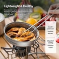 thumbnail image 2 of Titanium Pot and Titanium Plate Set Pure Titanium Pot Set Outdoor Frying Pan Camping Cooking, 2 of 5