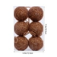 thumbnail image 3 of chaungfeng Yarn Christmas Balls, 6-Pack Plastic Christmas Tree Ornaments, for Festive Decor, Gift Giving, Party Display, 3 of 6