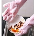 thumbnail image 3 of 1 Pairs Silicone Cleaning Brush Scrubber Gloves Heat Resistant Dish Washing, 3 of 4