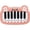 Brun, variante sur Jouet Clavier Piano pour Tout-Petits avec Sons de Piano et de Guitare, Instrument de Musique Électronique Portable pour Enfants de 1 à 6 Ans, Matériau ABS, Léger et Sécuritaire Premier Anniversaire.,Rose