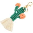 thumbnail image 3 of MasteelfCA Keychain Bag DIY Pendant Handwoven Cactus Keychain Bag Hanging Pendant, 3 of 9