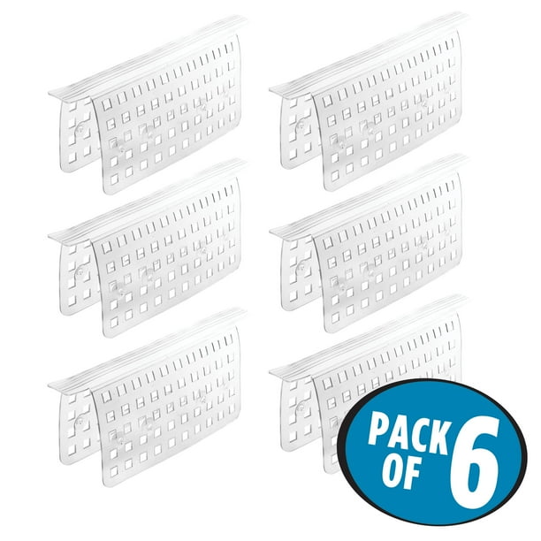 Idesign Euro Bpa Free Plastic Kitchen Sink Saddle Protector Clear Set Of 6 Walmart Com Walmart Com