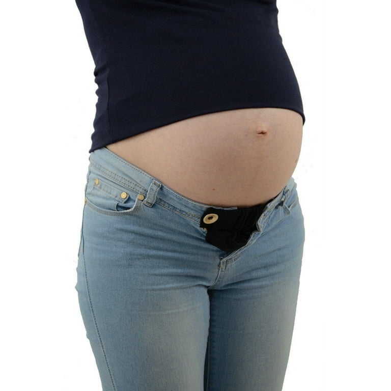 Biplut Maternity Pregnant Women Waistband Belt Adjustable Elastic Pants Waist Extender Walmart