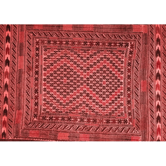 Ahgly Company Indoor Rectangle Persian Red Traditional Area Rugs, 7' x 9'