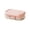 Pink, variant on White Ice Cube Mold with Lid and Press, Household Ice Tray for Easy Ice Making, Storage Box for Freezer