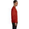 thumbnail image 3 of Hanes Men's Long Sleeve Beefy-T T-Shirts, Deep Red, Medium, 3 of 6