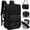 Black, variant on Large Travel Backpack for Women Duffle Bag With Shoes & Laptop Compartment Men Laptop Bag Airline Approved Carry On Backpacks Waterproof Gym Bags Hiking Casual Daypack