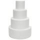 thumbnail image 1 of Bright Creations - Maniqu&iacute; de espuma para decorar y exhibir, 4 niveles de 4 pulgadas, 6 pulgadas, 8 pulgadas, 10 pulgadas, rondas de pasteles de boda (14.4 pulgadas de alto) Bright Creations NA, 1 of 7
