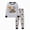 outfits001-Yellow, variant on NOLDARES Toddler Baby Boy Set Clothes 2Pcs Long Sleeve Print Round Neck Tee Sweatpants Casual Winter Outfits Size:3-4 Y,Blue