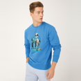 thumbnail image 4 of Biggdesign Sweatshirt Nature King of the Forest Men's Blue, EU XL Size in Blue, 4 of 6