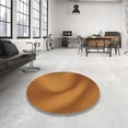 thumbnail image 4 of Ahgly Company Machine Washable Indoor Rectangle Transitional Neon Orange Area Rugs, 4' x 6', 4 of 7