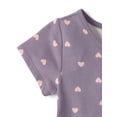 thumbnail image 2 of The Children's Place Girls Short Sleeve Heart Bow Dress, Sizes XS-XXL, 2 of 4