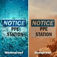 thumbnail image 6 of (2 Pack) PPE Station OSHA Notice Sign 18 Inch X 12 Inch Indoor / Outdoor Rust-Free Aluminum Metal Signs for Workplace, Workshop, and Construction Site, Made in the USA, 6 of 8