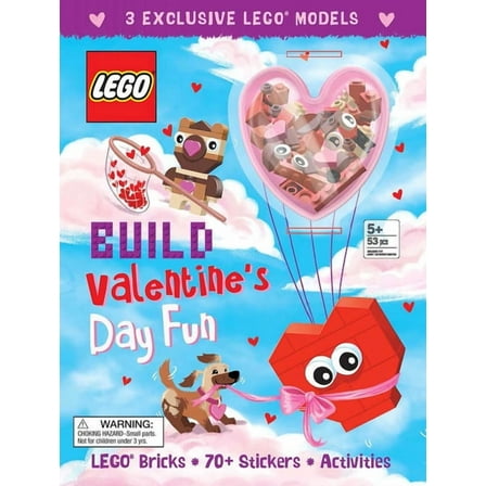 Activity Book with Minifigure: LEGO Books: Build Valentine's Day Fun! (Paperback)
