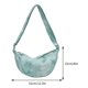 thumbnail image 5 of Bolsas De Hombro Bolsos de hombro para mujer Bolsos tote de nylon de media luna Tie Dye Gradient Hobos Bag (Verde) Ndcxsfigh Para Estrenar, 5 of 8