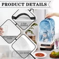 thumbnail image 4 of HELLHERO Kitchen Accessories Christmas Snowman Music Snowflakes 1Pcs Dustproof Washable for Household, 4 of 6