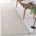 thumbnail image 2 of SAFAVIEH Ebony Tamsen Diamond Runner Rug, Gray/Ivory, 2'3" x 9', 2 of 7